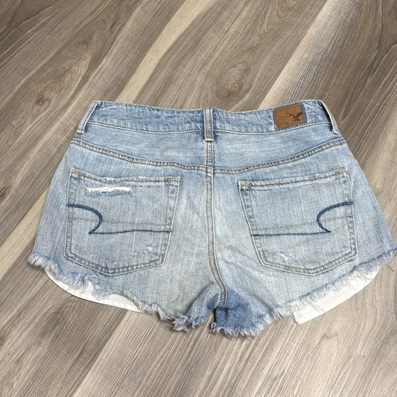 American Eagle Outfitters high rise festival, Distressed Jean Shorts size 4 - Picture 8 of 8